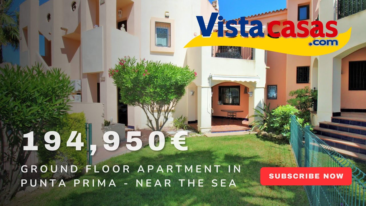 Listing with Liam | Ground Floor Apartment with Garden in Punta Prima | 194,950€