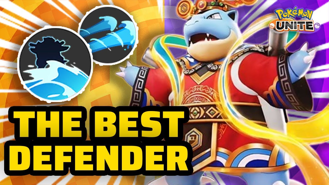 Blastoise is The Best Defender | Pokemon Unite Gameplay