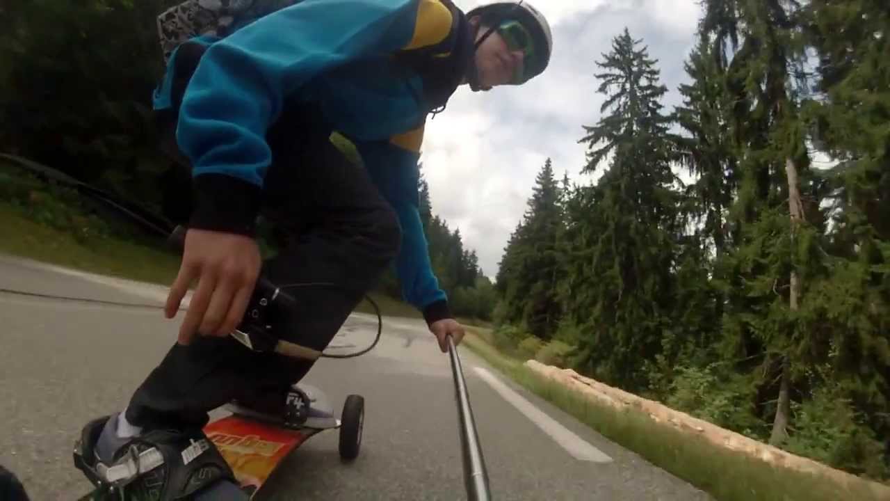 Descente route/Timelapse/Edit Mountainboard 2013 Les 7 Laux