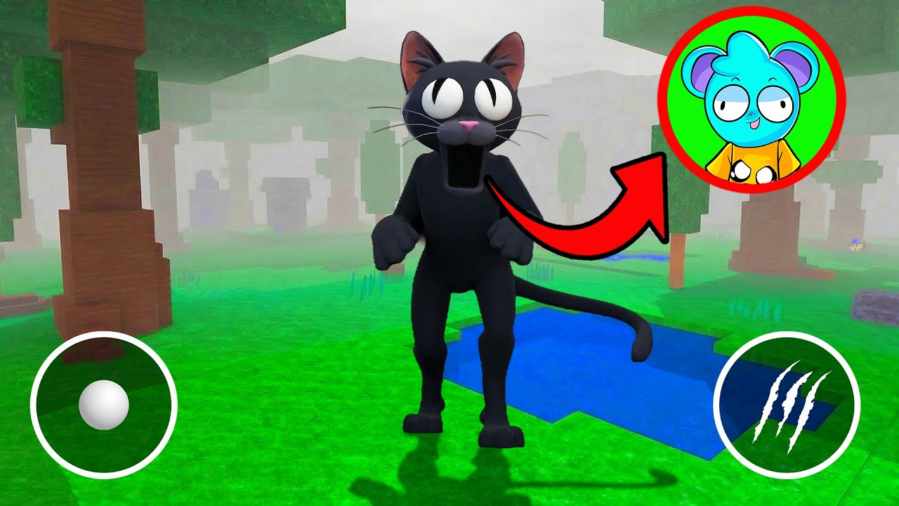 ME CONVERTI EN EL GATO  MONSTRUO MALVADO en 99 NOCHES EN EL BOSQUE ROBLOX
