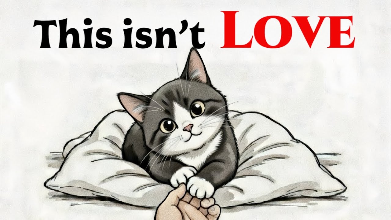 When Your Cat Gently Puts a Paw on You…What It Really Means | Easy English Listening