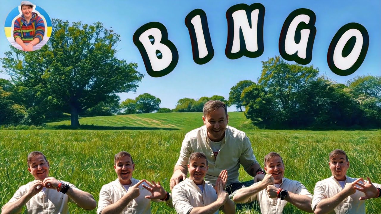 Andy sings BINGO (with makaton letter signs)