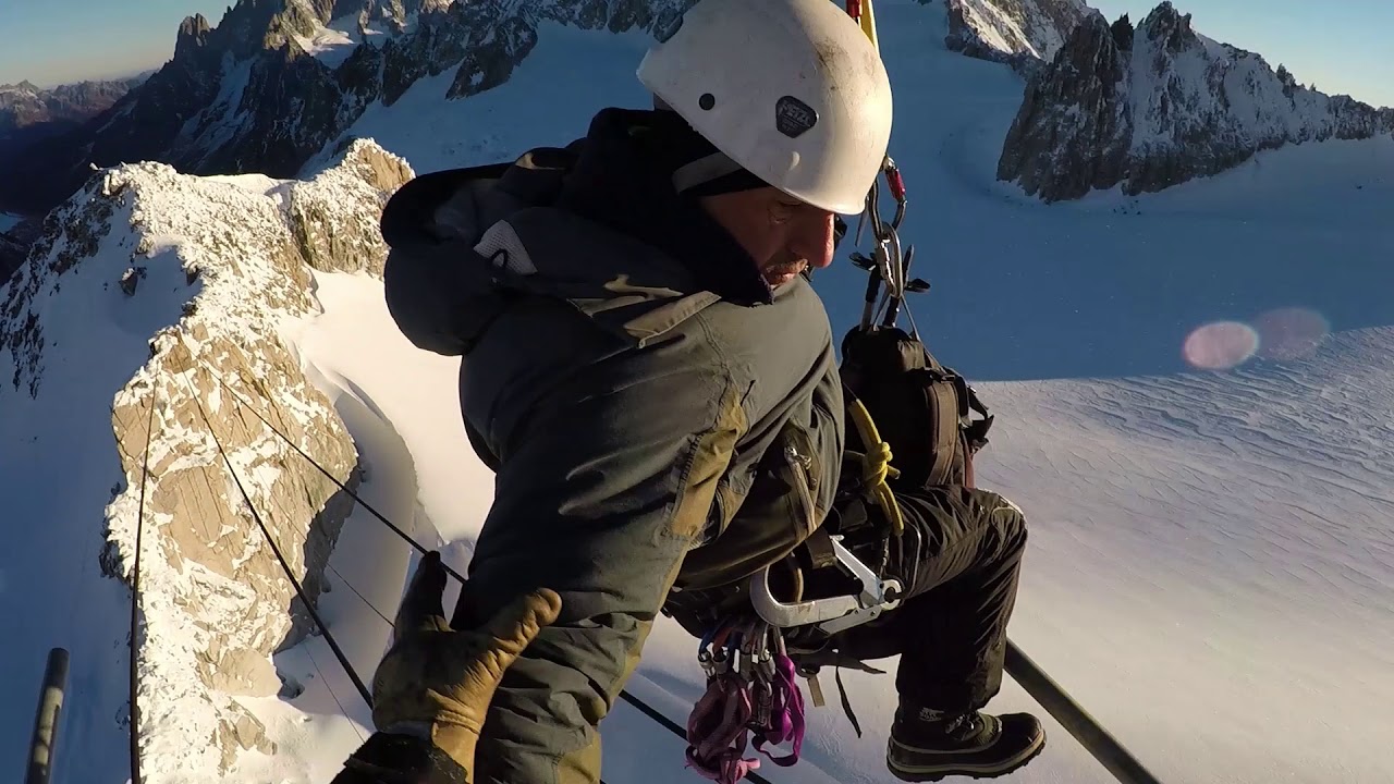 IDM / CABLES & MONTAGE - Suspension rope replacement -  PANORAMIC MONT-BLANC -  Chamonix