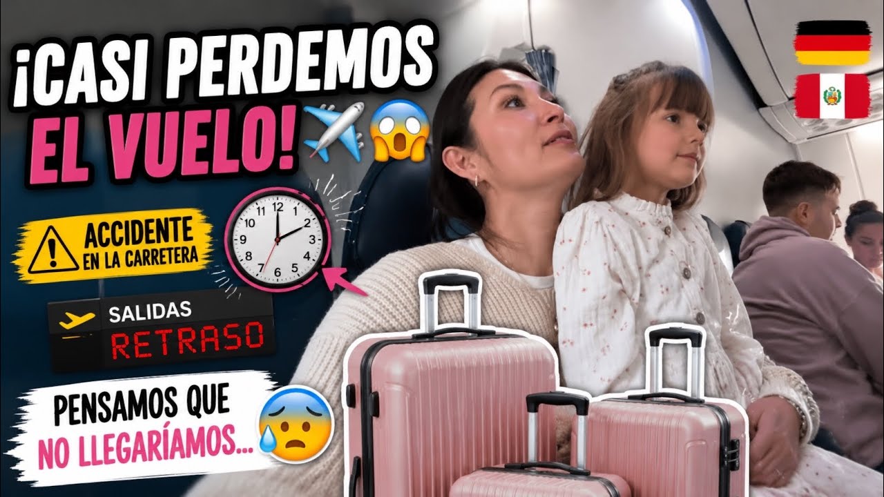 ✈️ ¡Casi NO llegamos al aeropuerto! 😱 | Así empezó nuestro viaje | Shirley Tocic 
