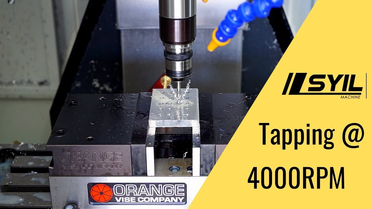 Crazy Fast Tapping on my Syil X7 CNC Mill