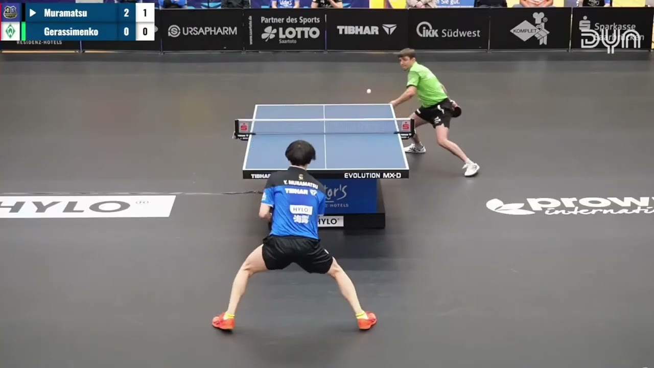 Yuto Muramatsu vs. Kirill Gerassimenko | ( Full Match - Short Form with Replays) | TTBL 2023/2024