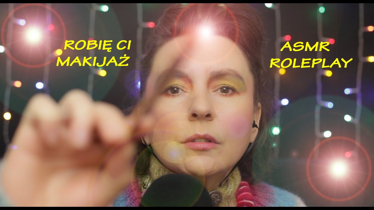 ASMR po polsku Roleplay Robię Ci makijaż na lata 80 💄