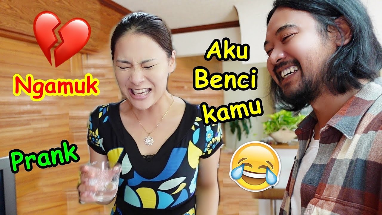 PRANK❗️istri Jepang sampai NGAMUK ! Gara gara makan ini