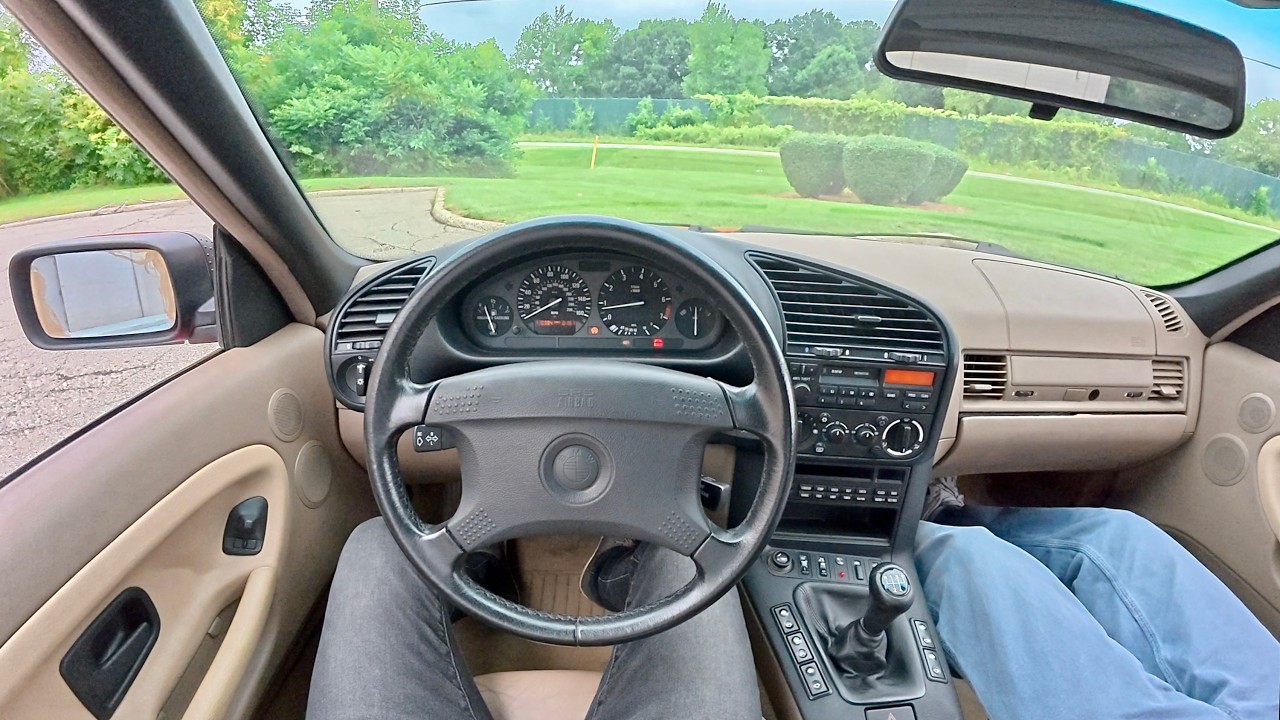 1995 E36 BMW 325i (5-Speed Manual)  - POV Driving Impressions