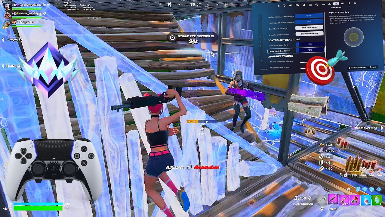 *НОВЫЕ* ЛУЧШИЕ настройки контроллера + чувствительность для Fortnite Chapter 6! (PS5/XBOX/PS4/ПК)