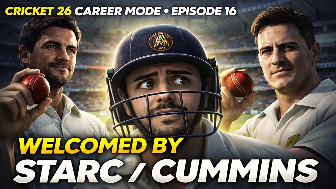 Australian Debut - Welcomed by Starc / Cummins Sheffield Shield 2026 - Cricket 26 Career mode