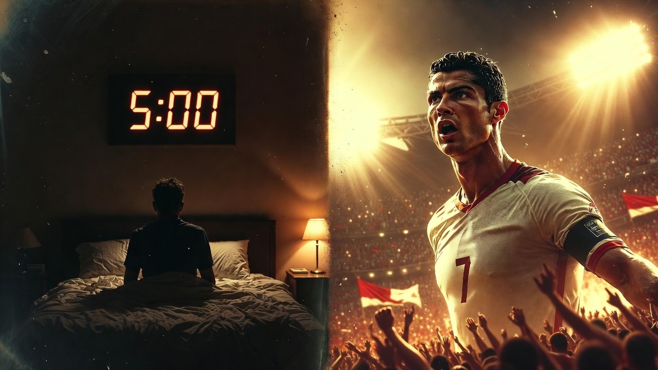 Ronaldo&rsquo;s 5 AM Routine (Real Life) | The Discipline Behind a Legend