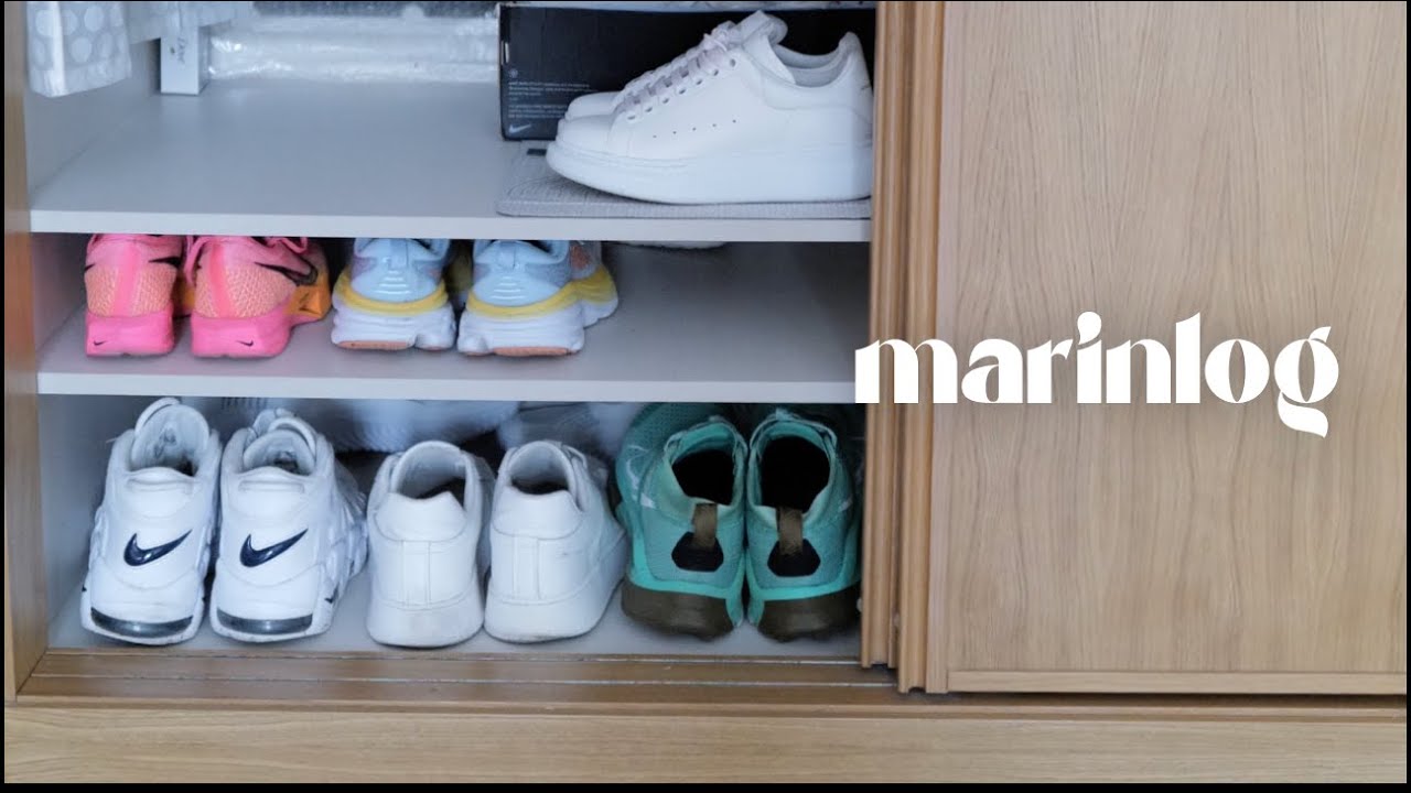 Silent vlog aesthetic | Minimalist decluttering shoes