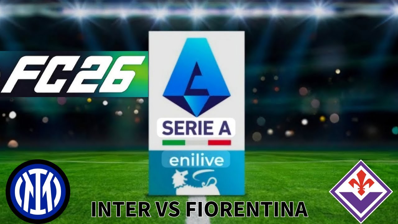 Inter VS Fiorentina! SERIE A 2025-26 #17 FC26 ITA!