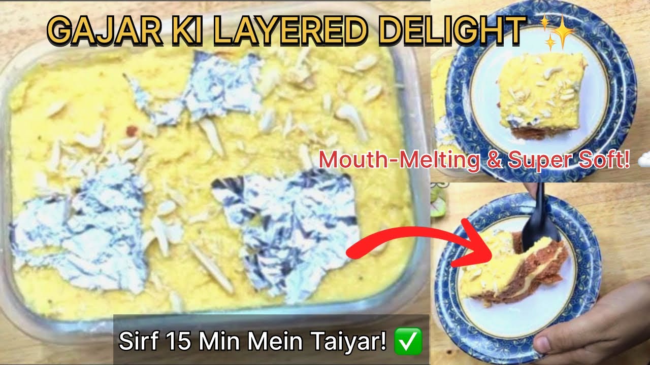 Gajar-Rabdi Delight: Layer wali sabse swadist mithai! 🥕✨​#GajarRabdiDelight #GajarKiMithai #food 