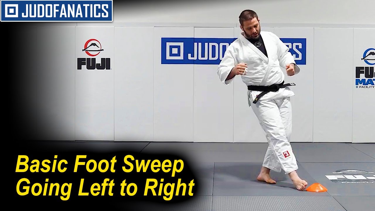Basic Foot Sweep Going Left to Right - Travis Stevens