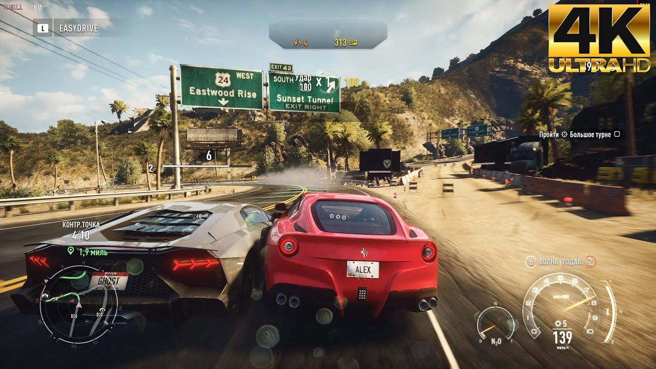 Need for Speed Rivals ➤ Ferrari F12 berlinetta - Gameplay 4K60FPS (PC UHD)
