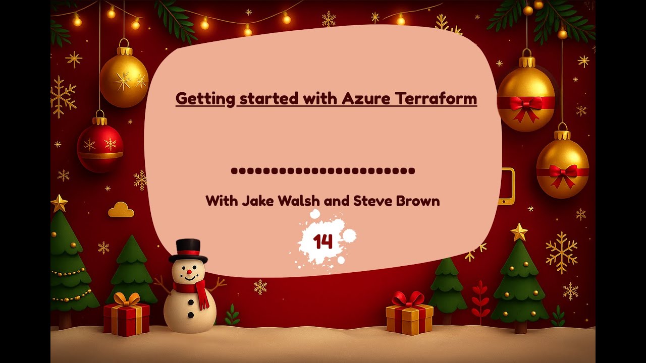 Day 14 - Getting started with Azure Terraform