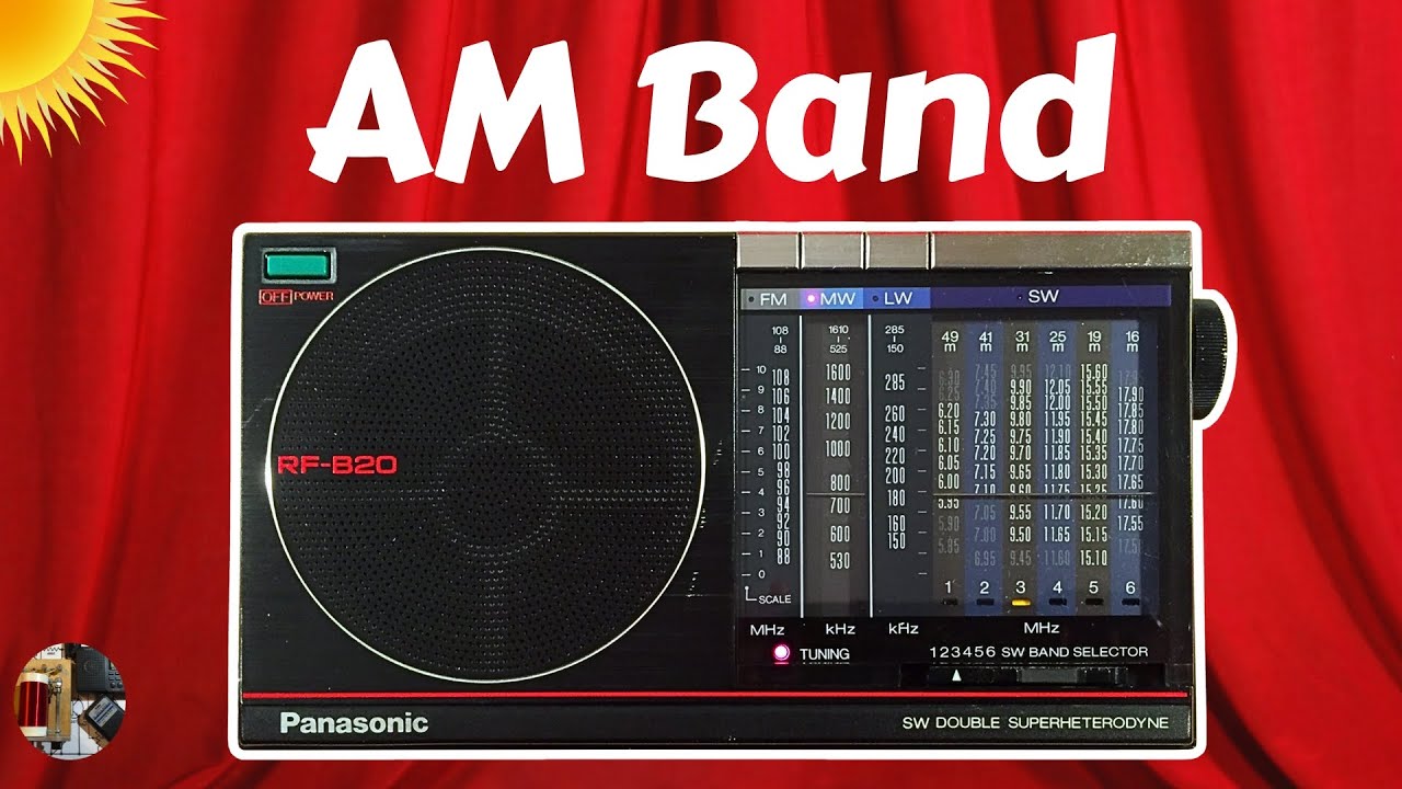 Panasonic RF-B20 Shortwave Radio Daytime AM Chicago Area 2025