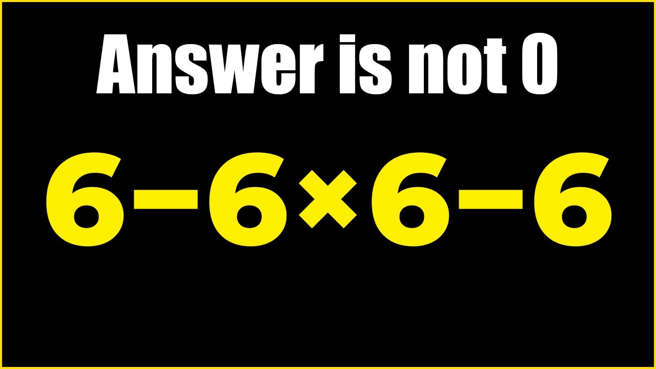 Try Solving This Tricky Expression