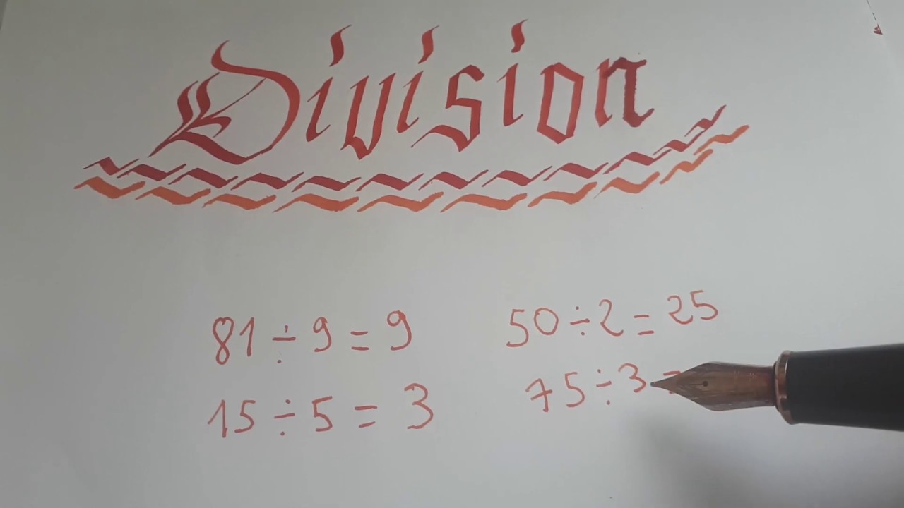 Le&ccedil;on sur la division en ligne avec des cas non pr&eacute;sents dans les tables de multiplication