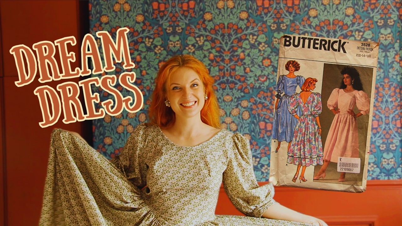 IHNIWID: I Sewed My Dream 80s Princess Dress From a Vintage Pattern || Ep.15
