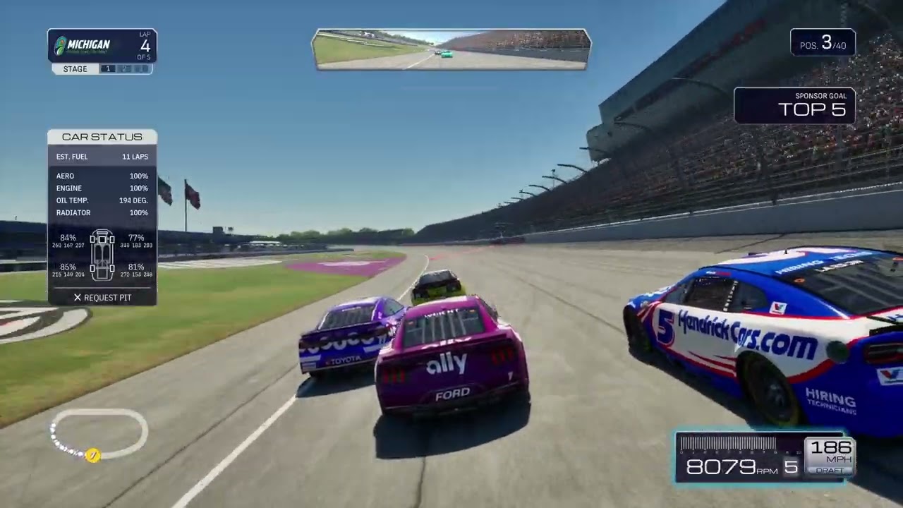 NASCAR 25 S9 W17 Cup @ Michigan