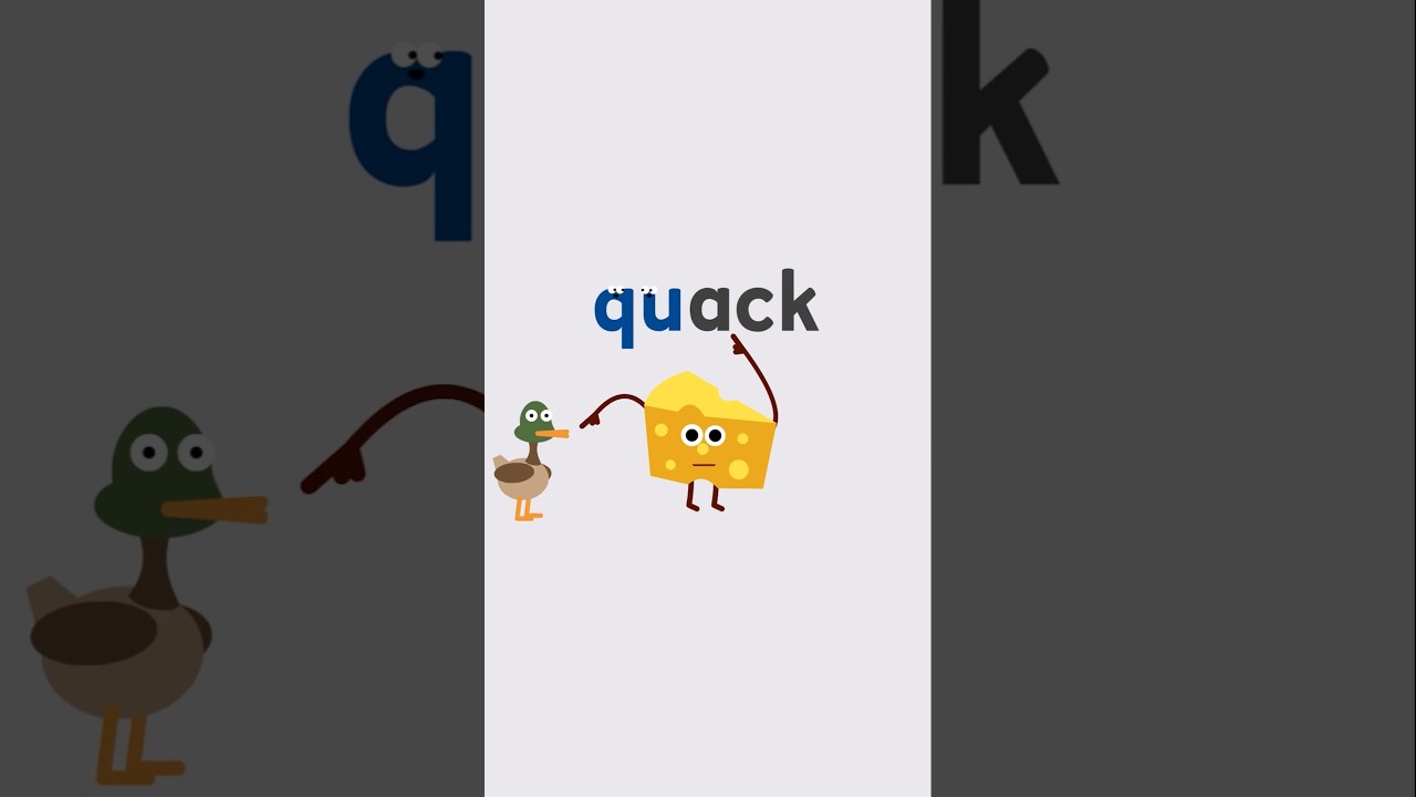 Get Quacking with Hilarious QU Pronunciation Phonics! #phonicsforkids #teachingenglish #digraphs