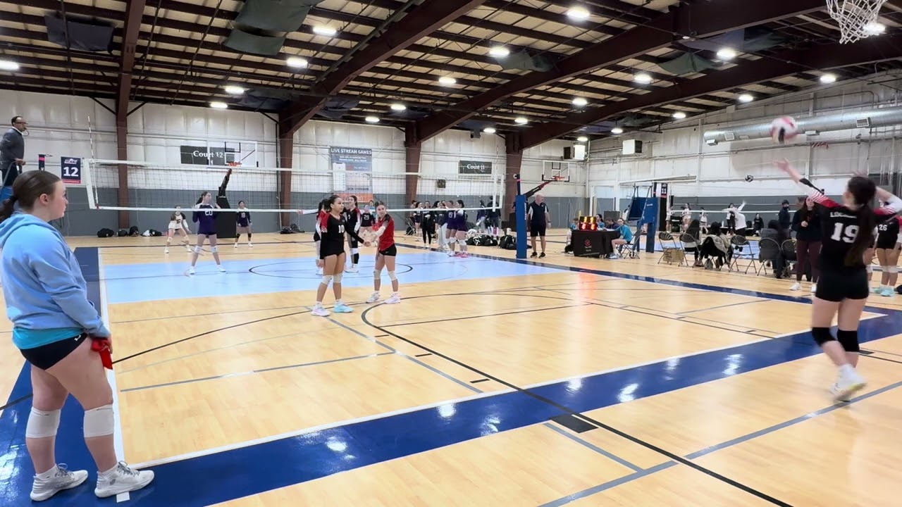 AAU champions 2 21 game1 set1