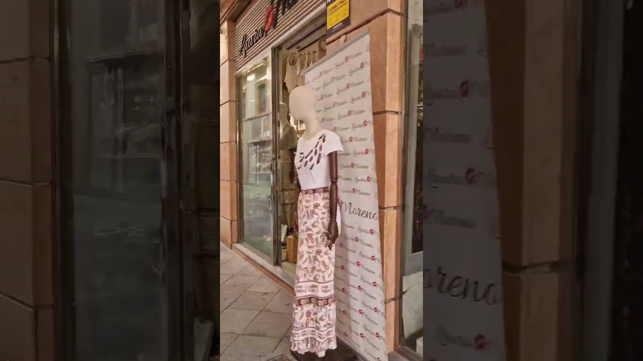 shopping streets in Seville Spain #shorts