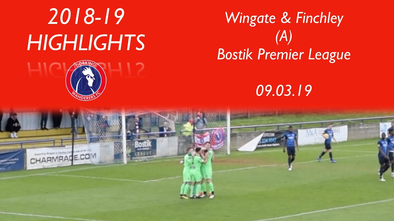 Wingate & Finchley 1-2 Dorking Wanderers | Bostik Premier League | 09.03.19