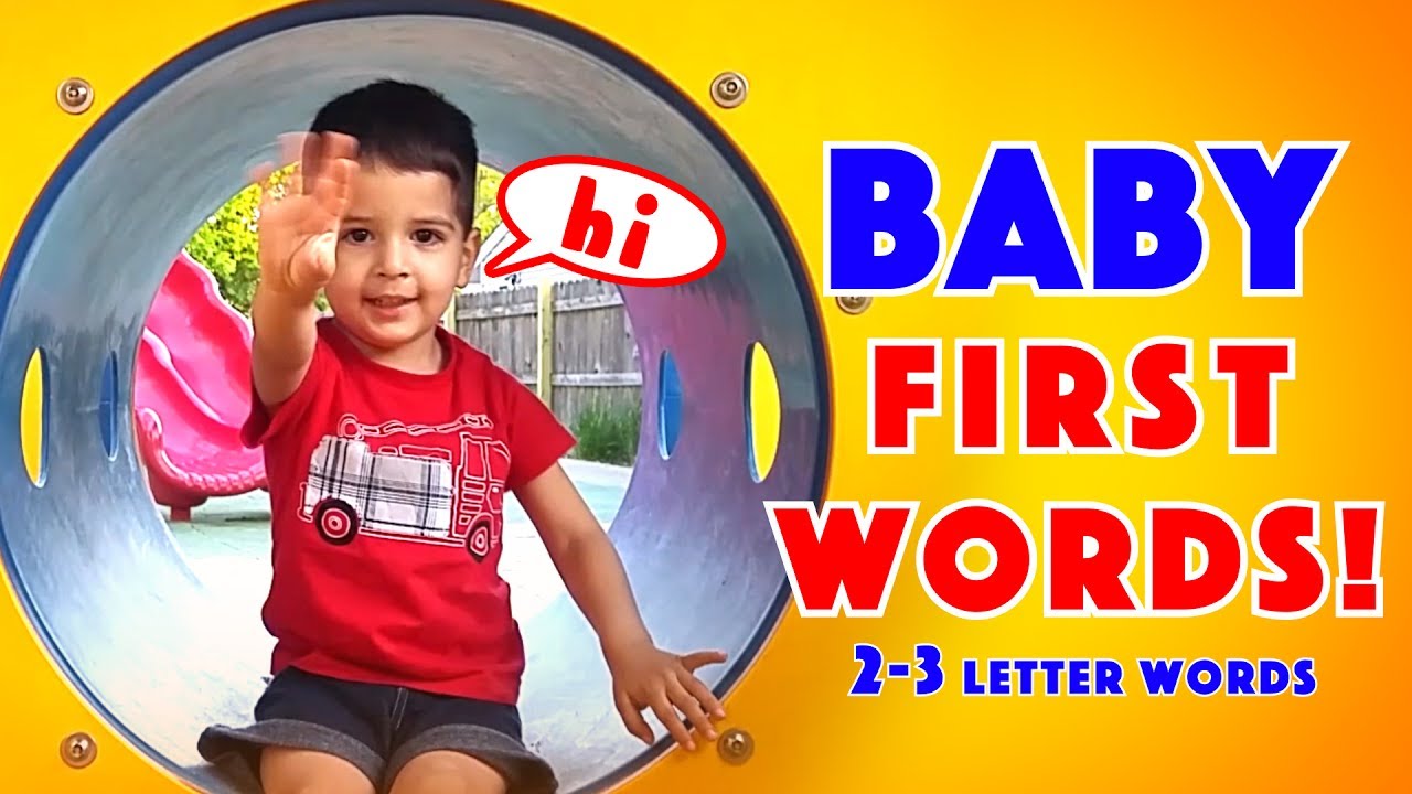 Baby First Words! 2-3 letter words | Spelling words