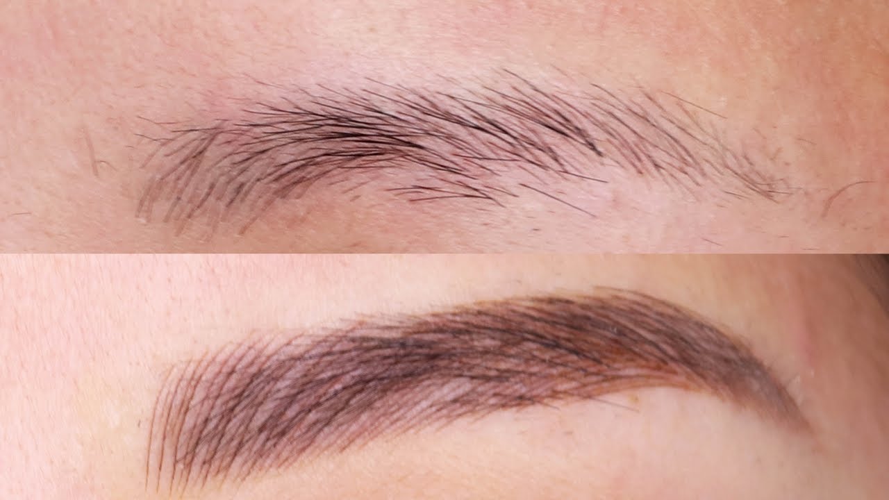 Before & After Eyebrow Microblading/ Feathering Tattoo