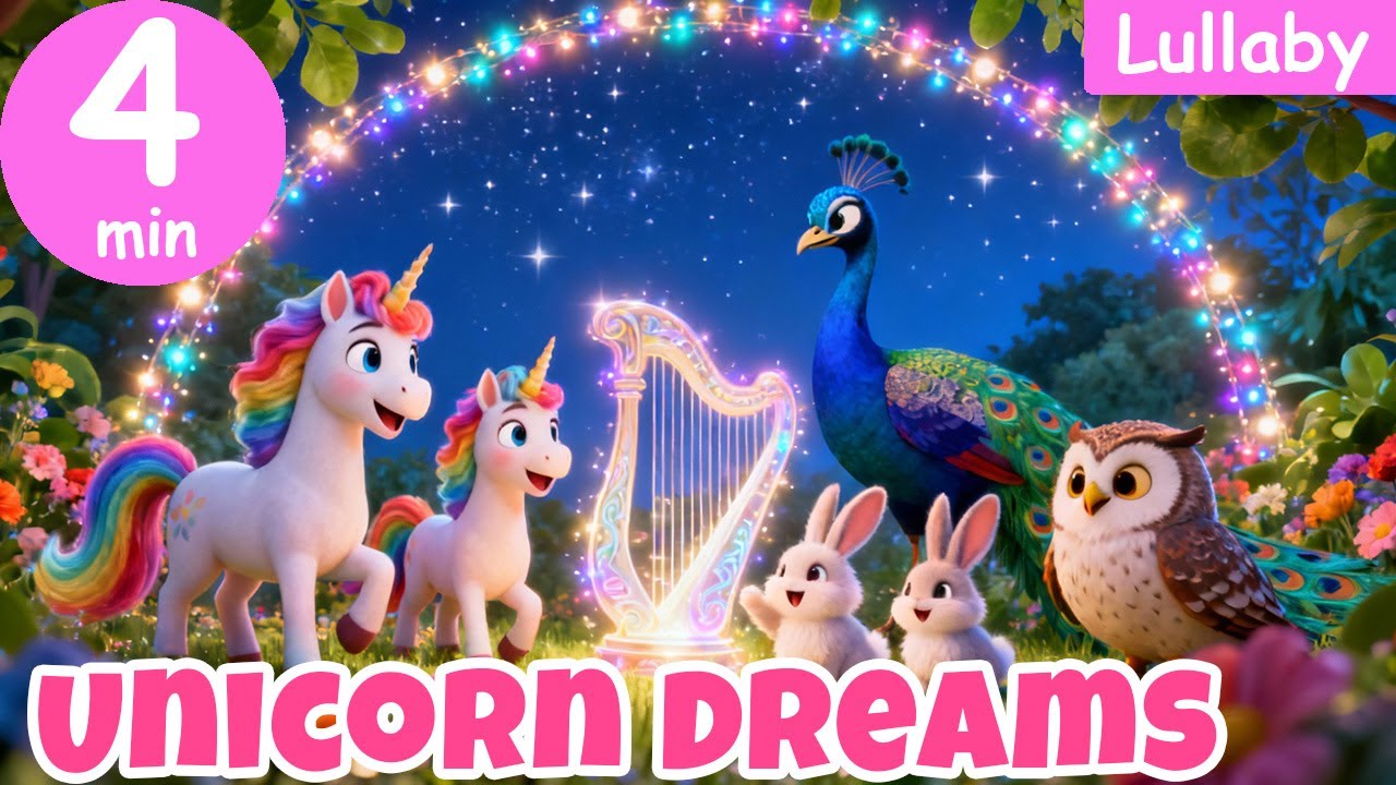 🎵🦄 Unicorn Meadow Lullaby – Gentle Dreams in the Enchanted Meadow 🌙✨🌸