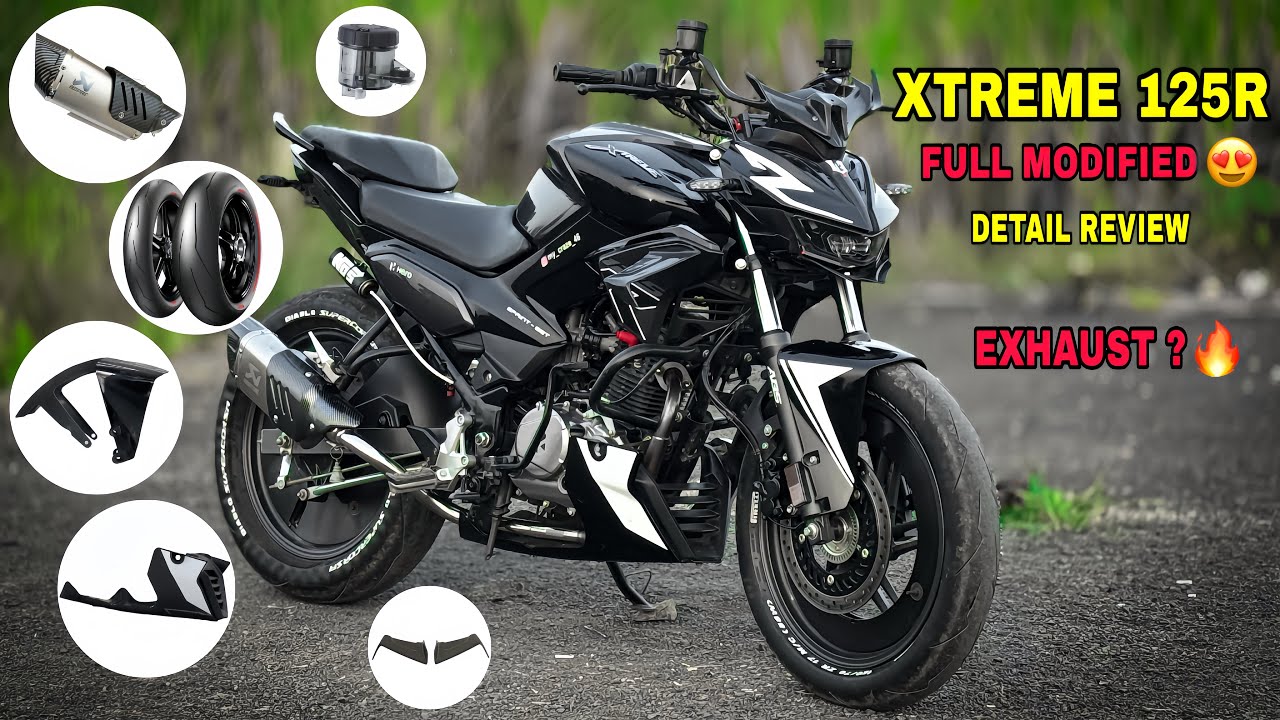 Xtreme 125r Fully Modified 🔥| All Accessories Detail Review | 1 In India 😎