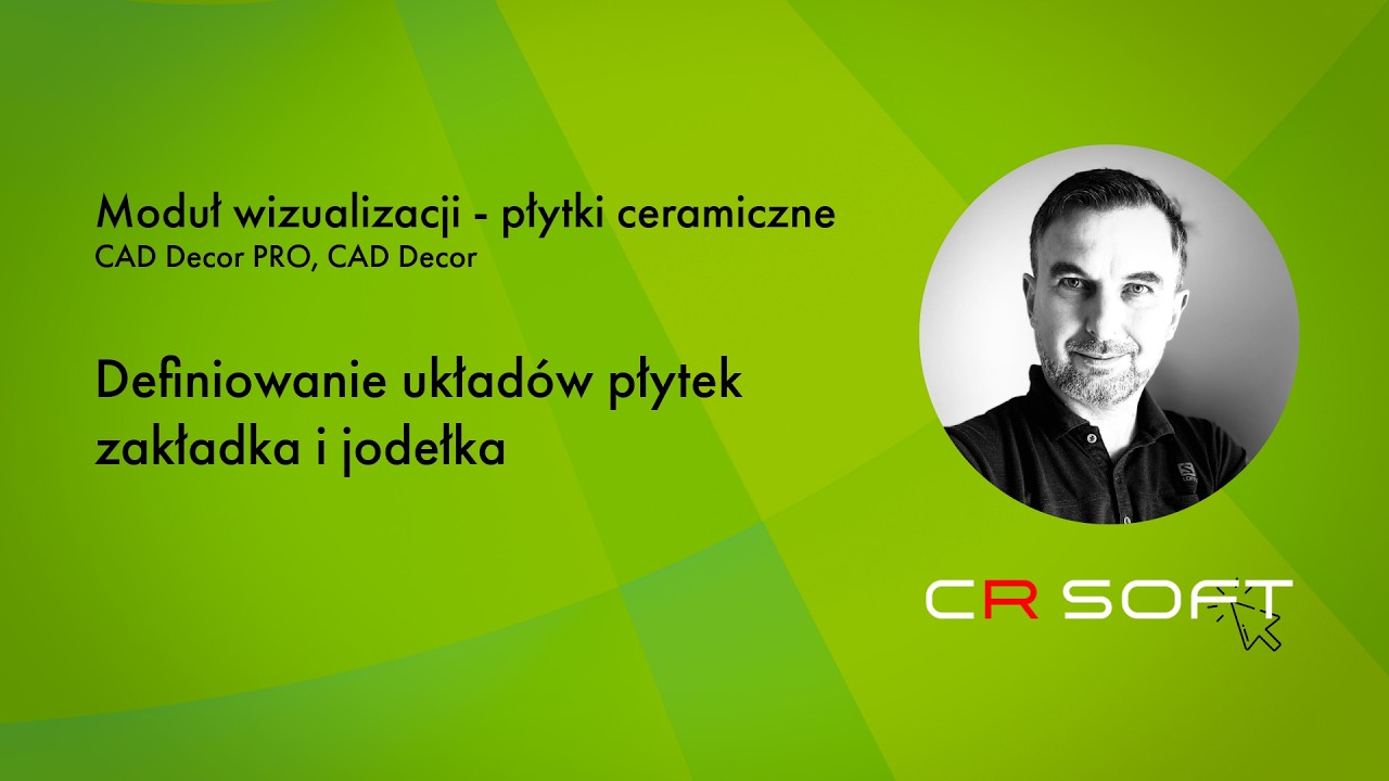 CAD Decor Pro - układy płytek - zakładka i jodełka