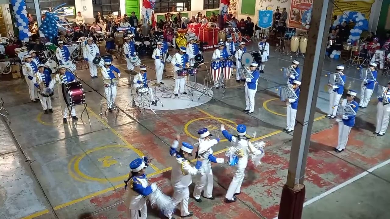 Banda Rítmica TÉCNICO DE SAN JACINTO | Concurso de la I.E.P. Corazón de Jesús - Chimbote Perú 2025