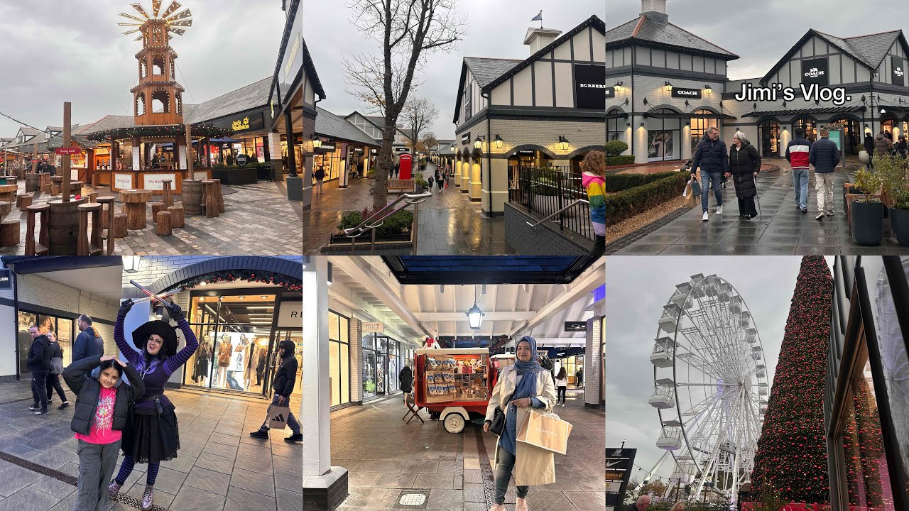 Manchester Outlet Shopping Centre |CHESHIRE OAKS Designer OUTLET Full Walk Tour-Biggest Outlet in UK