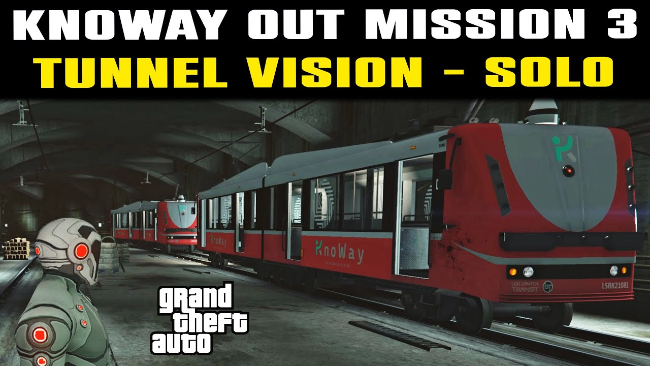 GTA Online KnoWay Out Mission 3 - Tunnel Vision Complete Guide | NEW MISSION | Steal the Briefcase