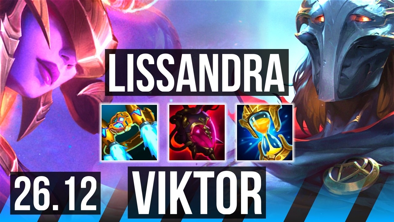 LISSANDRA vs VIKTOR (MID) | Deathfire Touch | EUW Diamond | 26.12