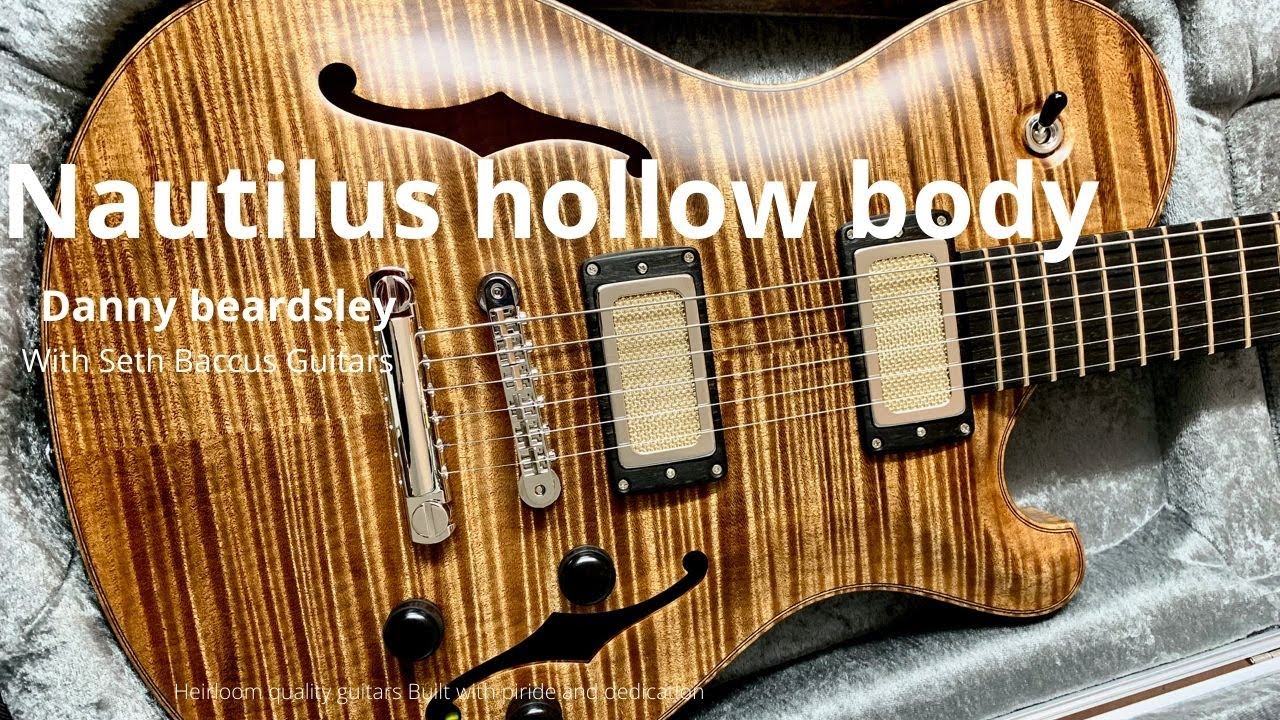 Seth Baccus Guitars - Nautilus hollow body SR9