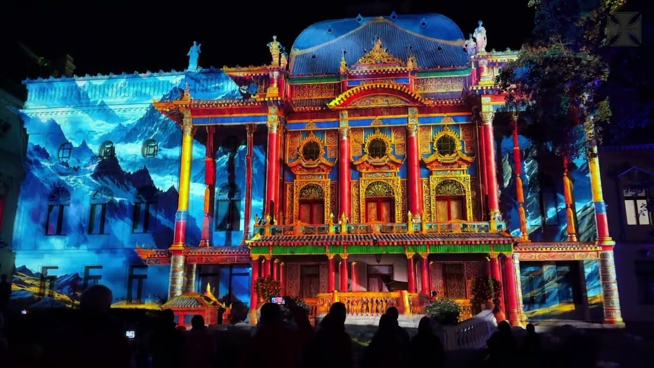 Mapping Marzenie - Pałac rodziny Poznańskich ogród, ul. Ogrodowa 15 I Light Move Festival 2025