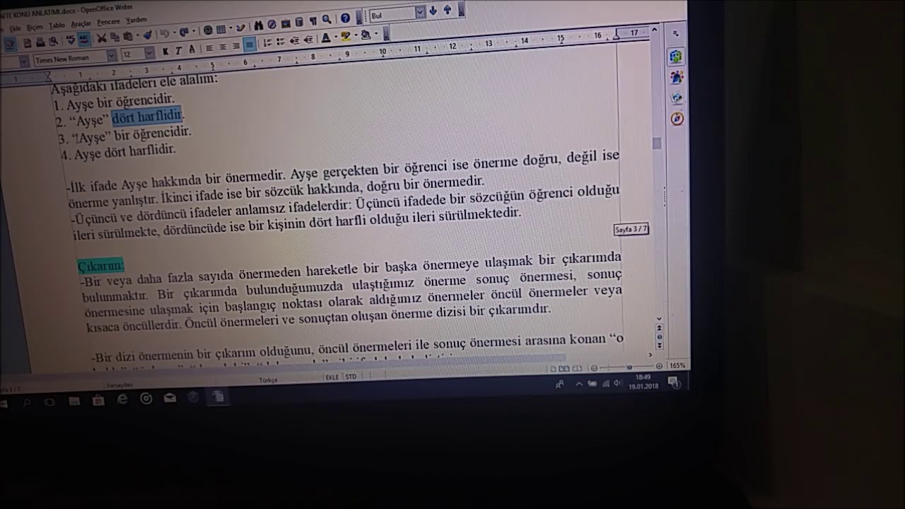 Ozan pişkin-Sembolik Mantık 1. Ünite Konu Anlatımı Ve İzahlı Soru Çözümü