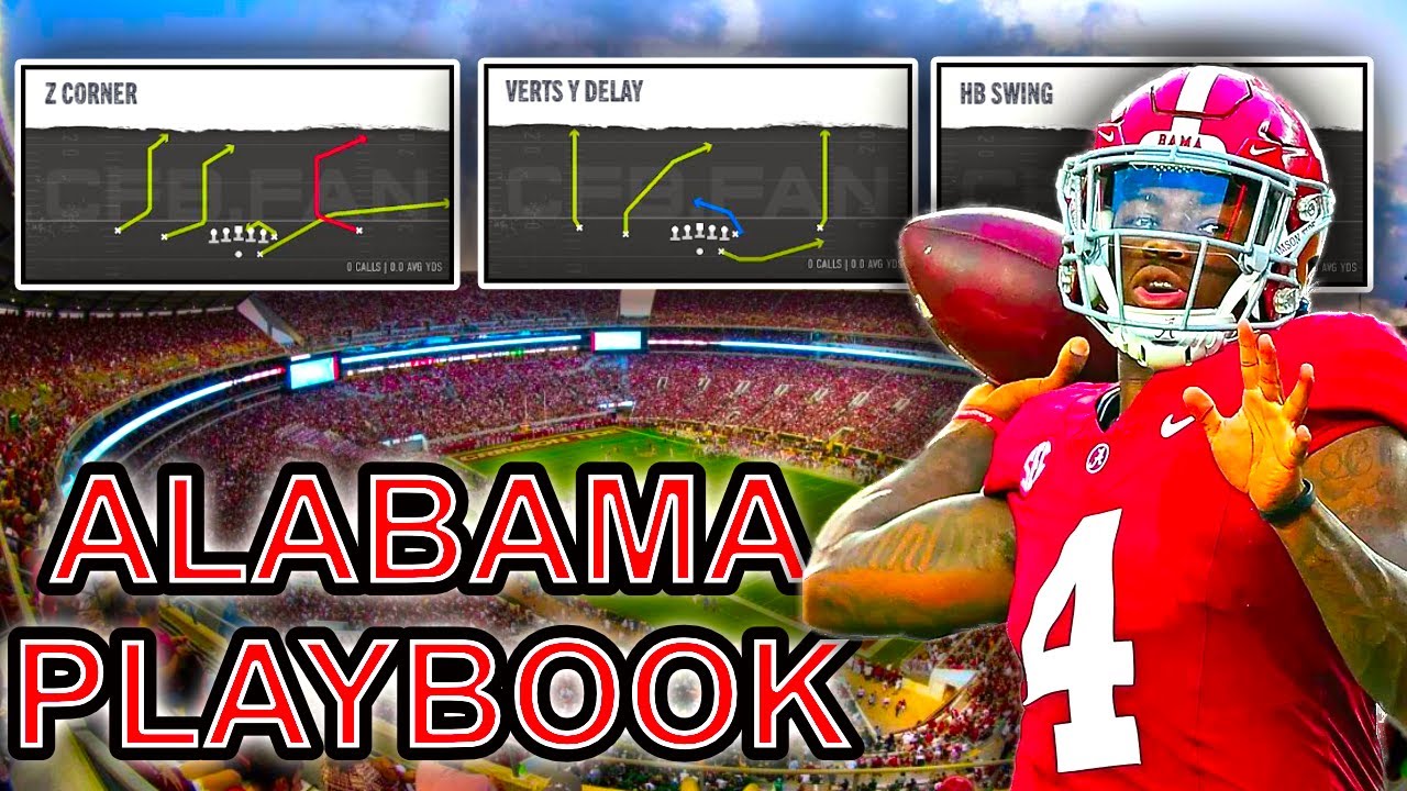 College Football 25 Offense Playbook Guide: Alabama- Gun Normal Y Off Mini Scheme