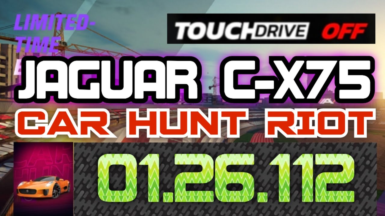Asphalt Legends - JAGUAR C-X75 | Car Hunt Riot | Manual Drive | Round The City
