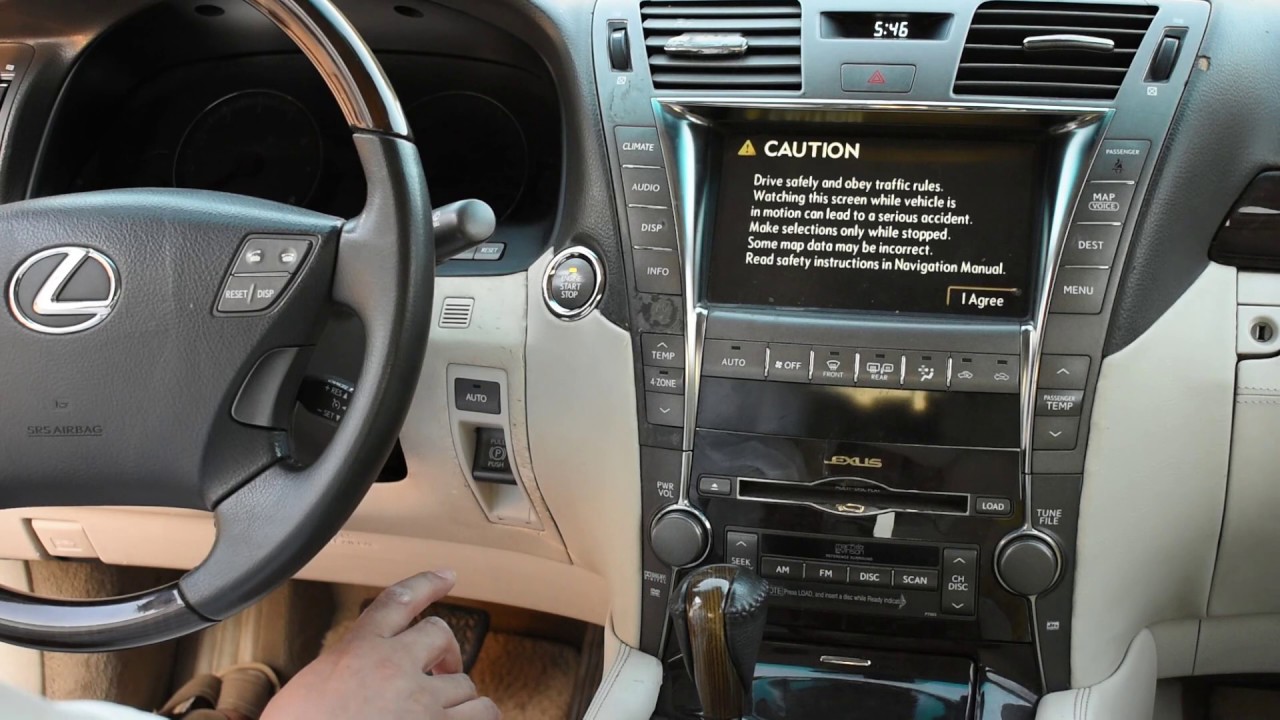#Lexus LS460  4.6 does not start - issue with start sensor located on the break pad