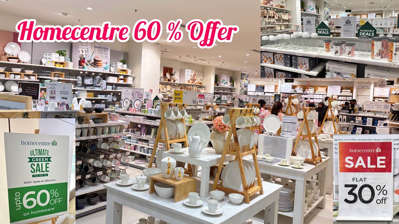 🤌🏻😍Homecentre Ultimate Green Sale 😍Upto 60% Offer | New Arrival Kitchenware Collections 