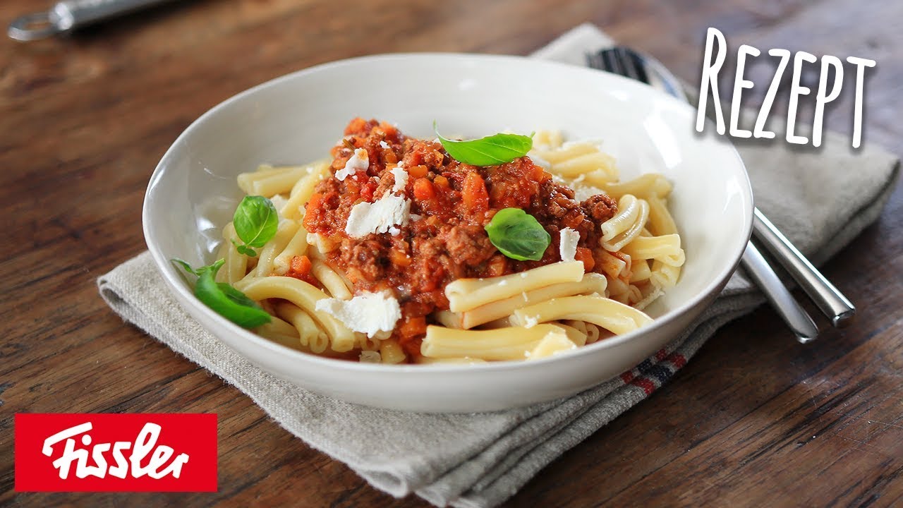 Original italienische Bolognese im Schnellkochtopf zum Nachkochen