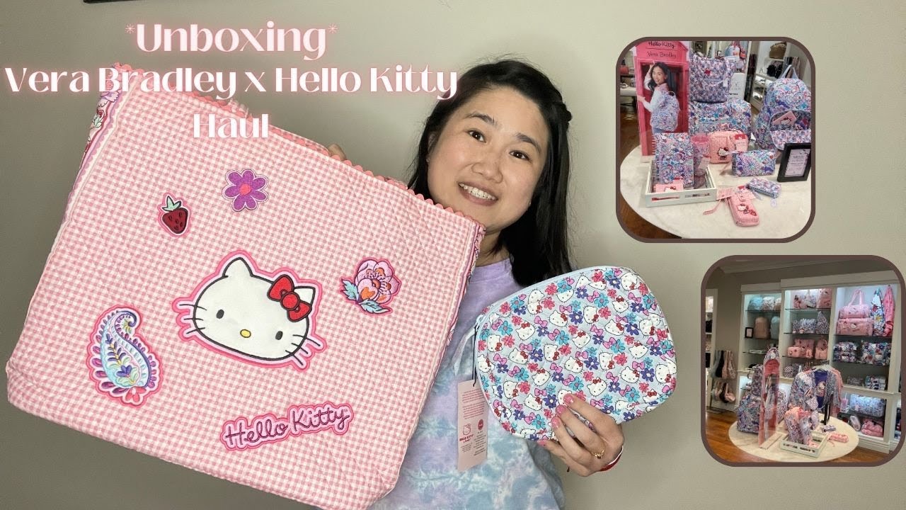 *Unboxing* Vera Bradley x Hello Kitty Haul|MZLmeetslife