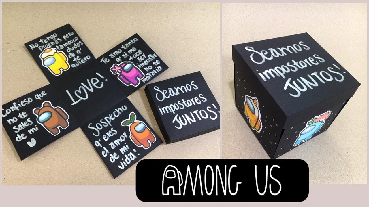 Caja explosiva de AMONG US